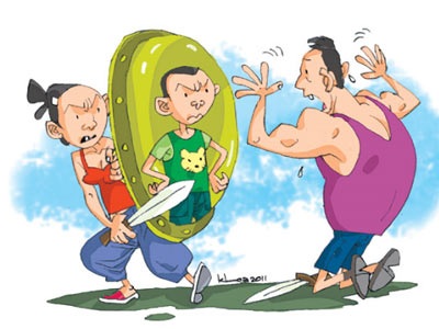 Cha mẹ chia phe, con lãnh đủ - 1 Cha mẹ chia phe, con lãnh đủ - 1