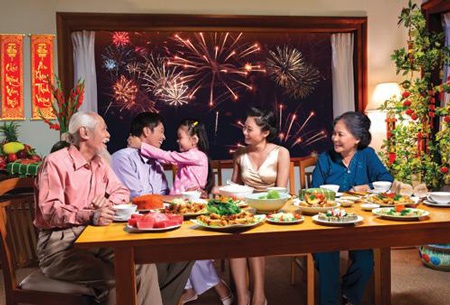 Tết đoàn viên, xuân ấm cúng