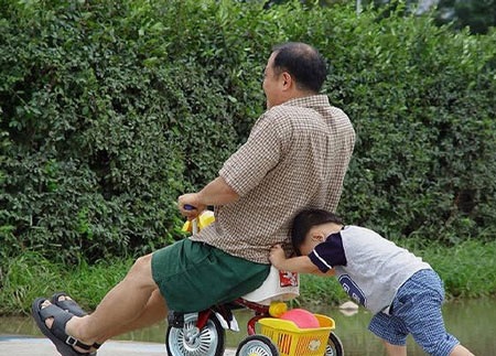 Cố lên nào, con trai!