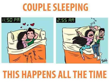 Sự khác biệt giữa lúc 12 giờ và 3 giờ sáng trên giường của các cặp đôi: Chuyện thường ở huyện!