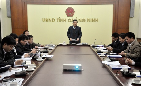 Thẩm định quy hoạch tổng thể phát triển KT-XH huyện Tiên Yên - 1 Đồng chí Nguyễn Văn Thành, Phó Chủ tịch
UBND tỉnh phát biểu tại cuộc họp
