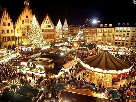 Những khu chợ Noel nổi tiếng và rực rỡ nhất thế giới - 5 Chợ Frankfurt