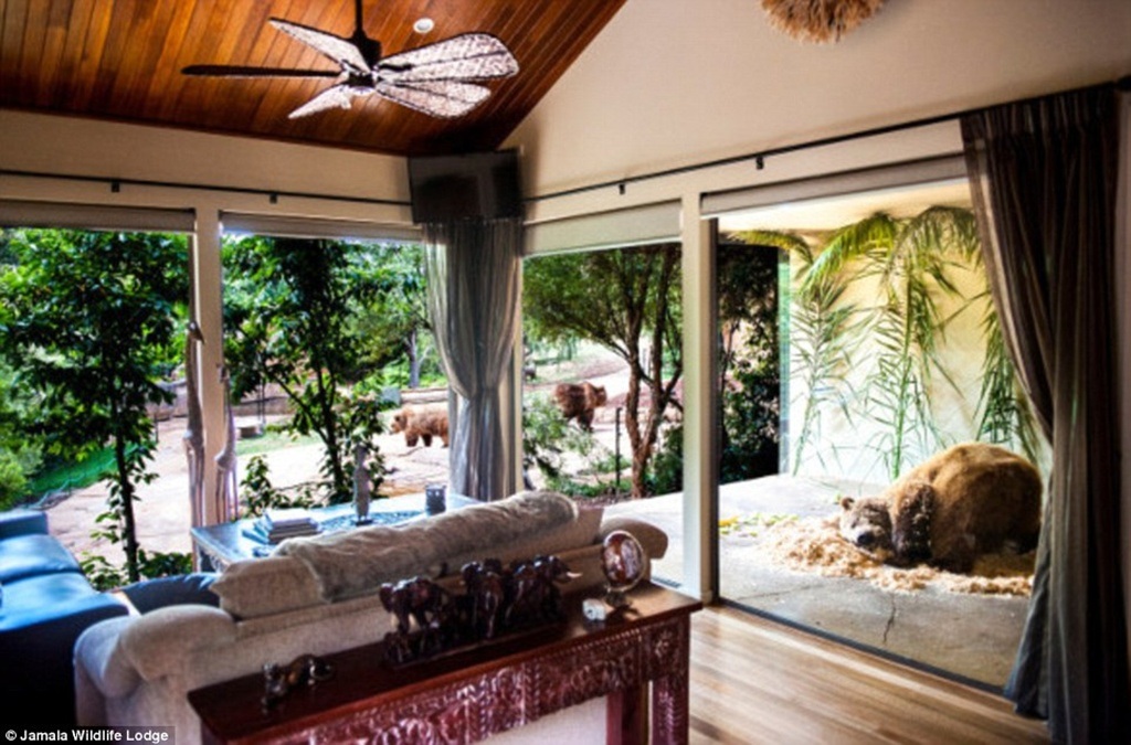 Các căn phòng đều được thiết kế thông thoáng, hòa hợp với thiên nhiên