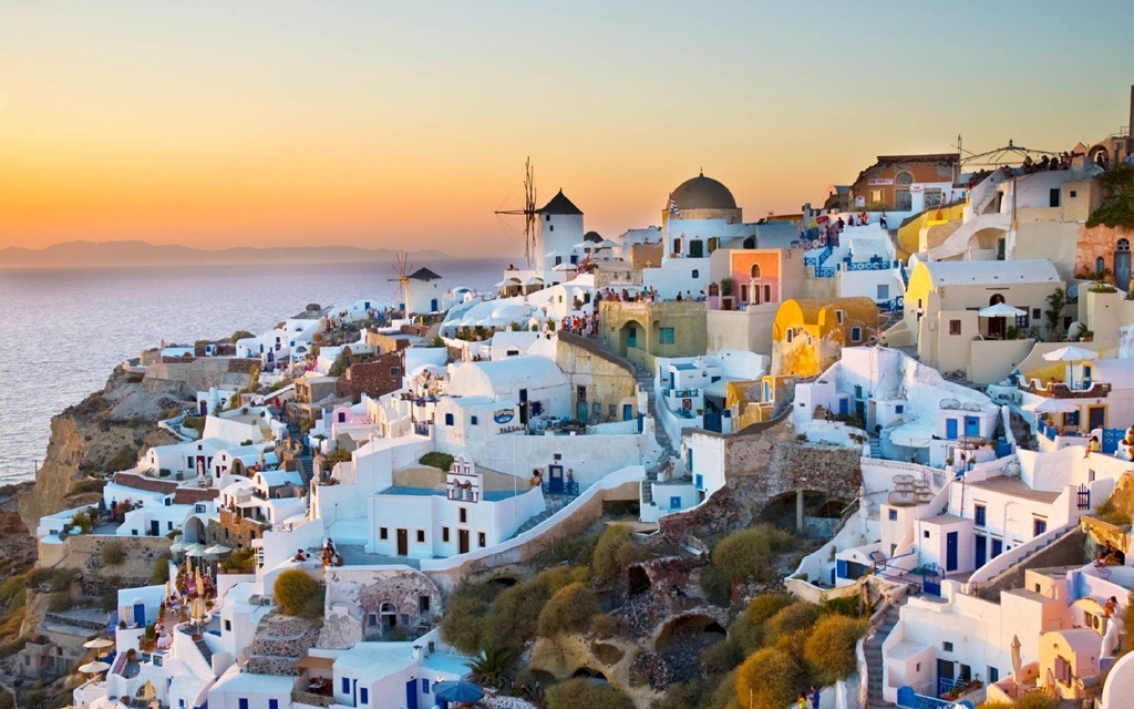 Đảo thiên đường Santorini - điểm đến của những đôi tình nhân - 6 Toàn cảnh vẻ đẹp của
đảo