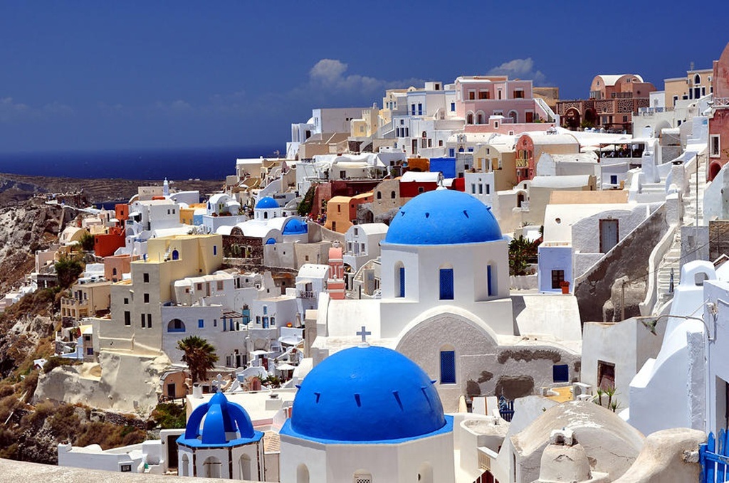 Đảo thiên đường Santorini - điểm đến của những đôi tình nhân - 7 Toàn cảnh vẻ đẹp của
đảo