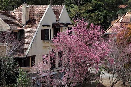 E ấp tô điểm bên những khu biệt thự.