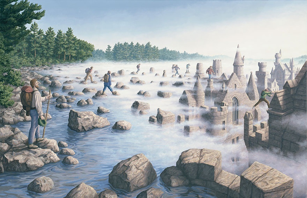Kỳ ảo với những bức hình "đánh lừa" thị giác - 5 Mỗi bức hình của Robert Gonsalves đều gửi gắm nhiều câu chuyện