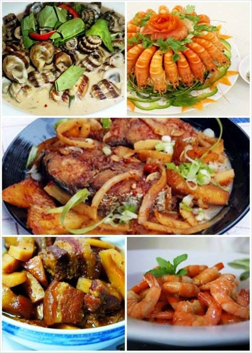 Hấp dẫn những món ngon từ dừa Bến Tre - 4 Các món mặn từ dừa.