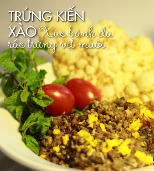 Mồi nhậu ngon làm từ trứng kiến - 5 Nếu đã đi ăn trứng kiến, bạn nên thử món này.