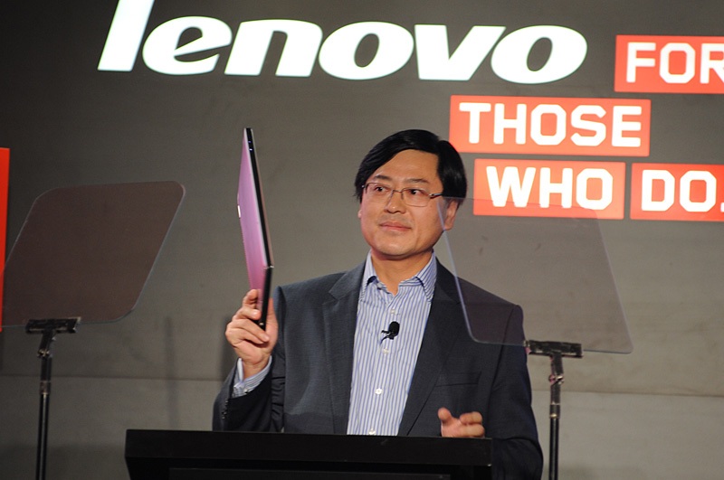 CEO Lenovo: 40 tuổi bắt đầu học tiếng Anh - 2 Yang Yuanqing, Tổng Giám đốc kiêm Chủ tịch Hội đồng Quản trị hãng máy tính Lenovo.