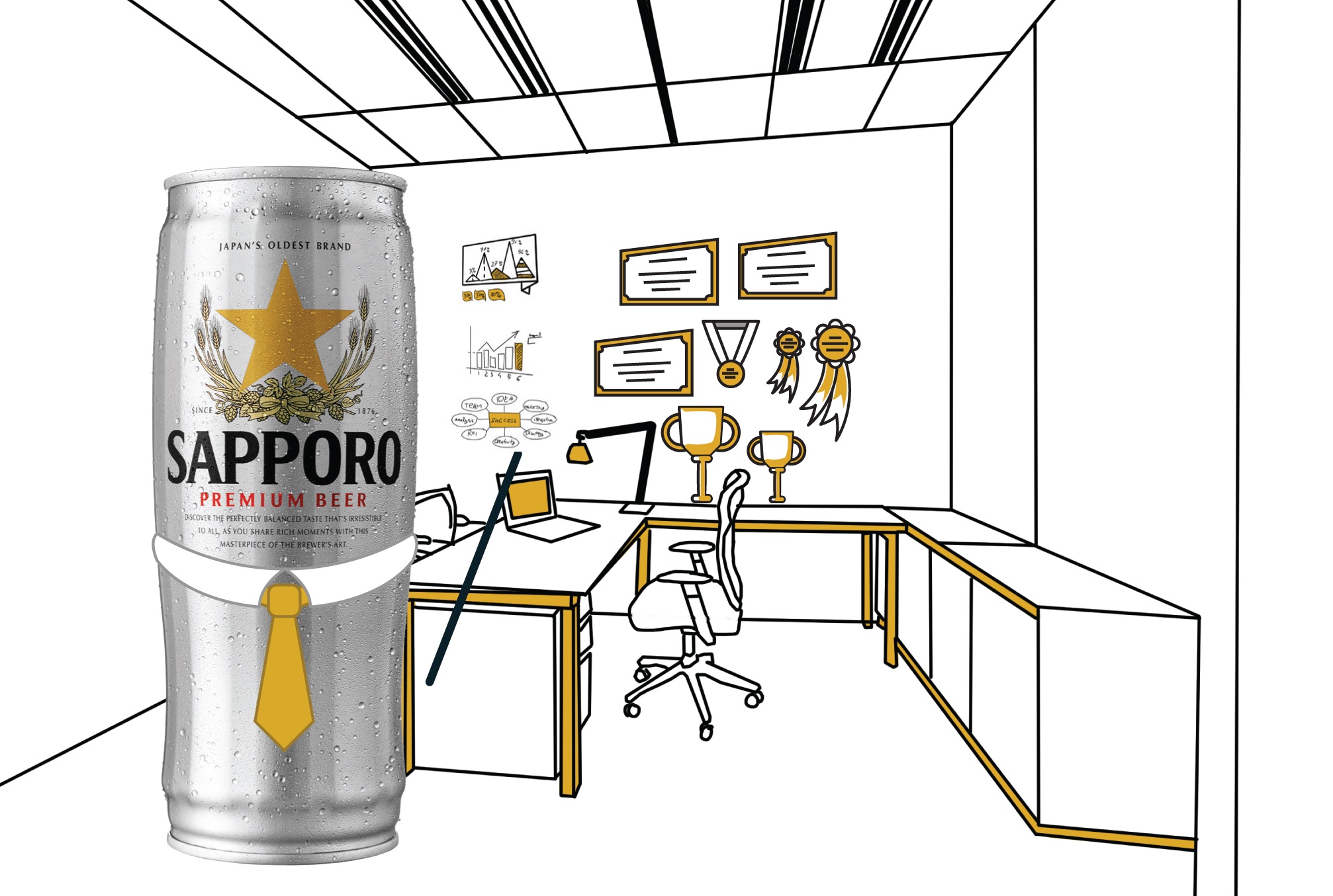 Chất lượng: Thước đo giá trị của đàn ông - 1 Sapporo - thước đo giá trị đàn ông.