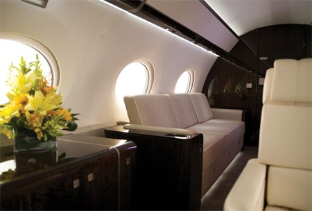 Trong những chiếc máy bay cùng chủng loại, G650 có cabin cao nhất và rộng rãi nhất.