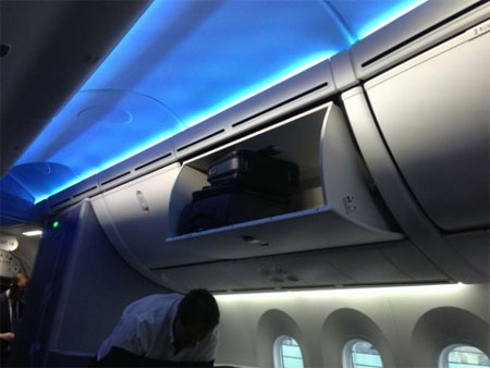 Khoang để hành lý rất rộng rãi.