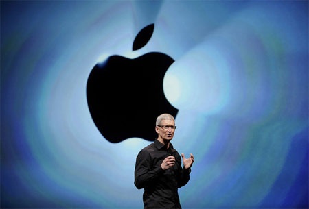 Ông Tim Cook, CEO Apple - Ảnh: Bloomberg
