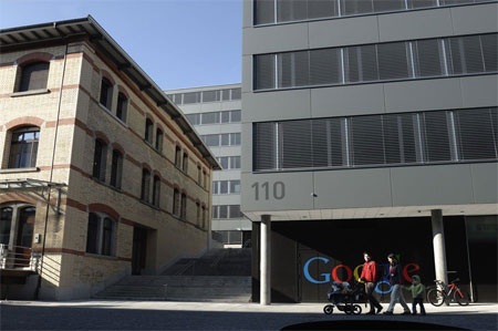 Nhìn bên ngoài, văn phòng của Google ở Zurich không có gì đặc biệt.