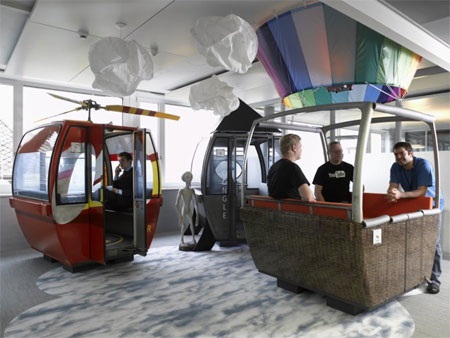 Có lẽ đây là dạng phòng họp trông dễ chịu nhất.