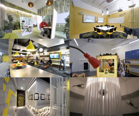 Không gian ở đây giúp nhân viên Google “làm việc hết mình và chơi hết mình”.