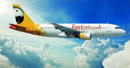 Fastjet là hãng bay giá rẻ có tham vọng phục vụ toàn thị trường châu Phi.