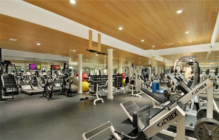 Phòng tập thể dục tiện nghi và hiện đại.
