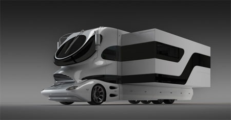 Nhà di động eleMMent có thể mở rộng chỉ bằng một cái bấm nút để tạo không gian rộng rãi hơn.