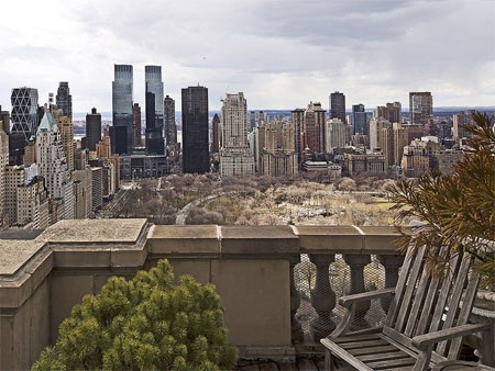 Căn hộ có 4 sân hiên liền nhau nên được đánh giá là “hàng hiếm” ở New York.