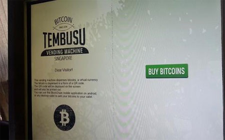 Singapore lắp máy ATM nhả Bitcoin đầu tiên - 1 Máy ATM nhả Bitcoin đầu tiên ở Singapore.