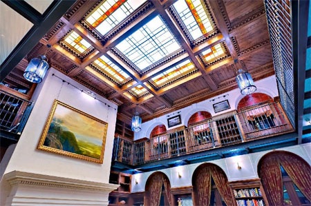 Giếng trời của căn nhà.