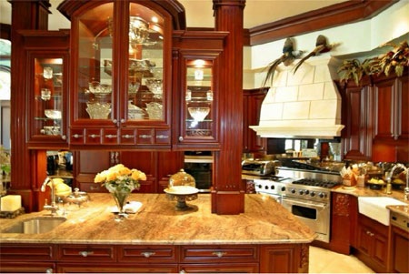 Một góc nhìn khác của gian bếp.