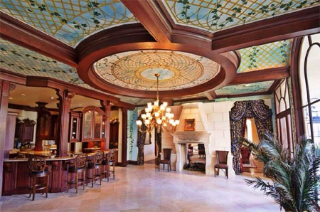 Một góc nhìn khác của gian bếp.