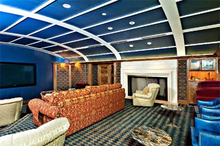 Phòng chiếu phim hiện đại.