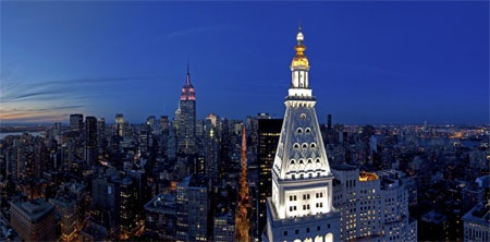 Căn nhà có hướng nhìn ra toàn cảnh thành phố New York.