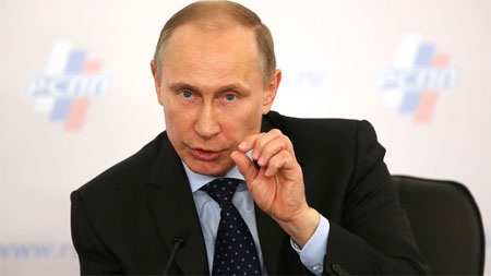 Tổng thống Nga Vladimir Putin - Ảnh: Bloomberg.