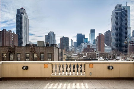 Sân thượng của căn nhà.