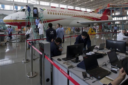 Hai chiếc ARJ21-700 đã được sản xuất xong cho Chengdu Airlines.