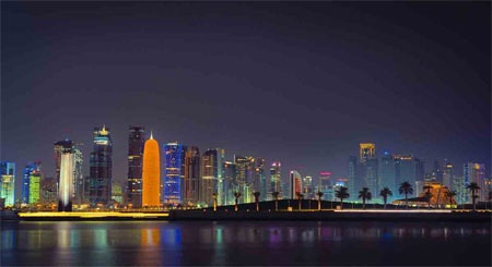 Đường chân trời của Qatar đã thay đổi chóng mặt. Đây là bức ảnh của thành phố Doha năm 1977.