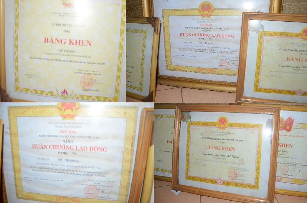 Chị Nhữ Thị Khoa vốn là một vận động viên khuyết tật từng đem về vinh quang cho thể thao nước nhà