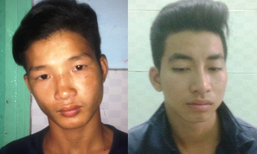 “Úp sọt” băng cướp 9X gây án liên quận nửa đêm - 2 Lần lượt các đối tượng trong băng trộm cướp do Hậu cò cầm đầu bị công an bắt giữ.