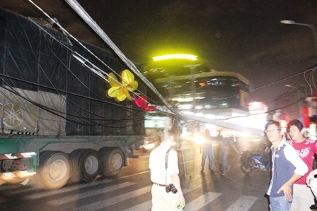 Lực lượng công an giải quyết vụ việc.