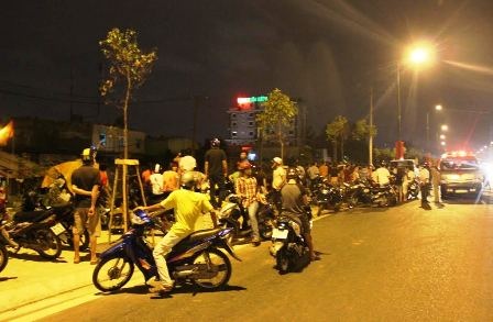 Hiện trường vụ TNGT đường sắt làm một người tử vong.