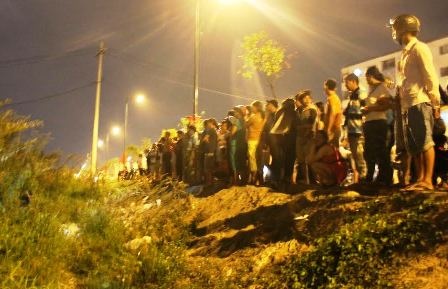 Hiện trường vụ TNGT đường sắt làm một người tử vong.