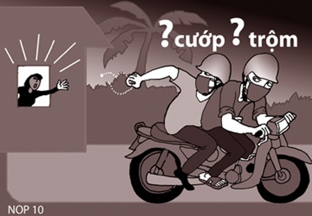 Công an quận vùng ven triệt phá 2 vụ cướp thật và…giả - 2 Đối tượng Phạm Thành Luân đang bị công an quận 2 tạm giữ vì hành vi cướp tài sản.