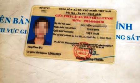 Tài xế “hung thần” xài bằng giả bị phát hiện trên “cung đường tử thần” - 1 GPLX hạng FC giả và bản tường trình vi phạm của tài xế container