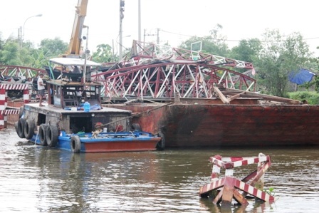 Đến cuối chiều qua 14/7, công tác trục vớt cơ bản đã hoàn tất.