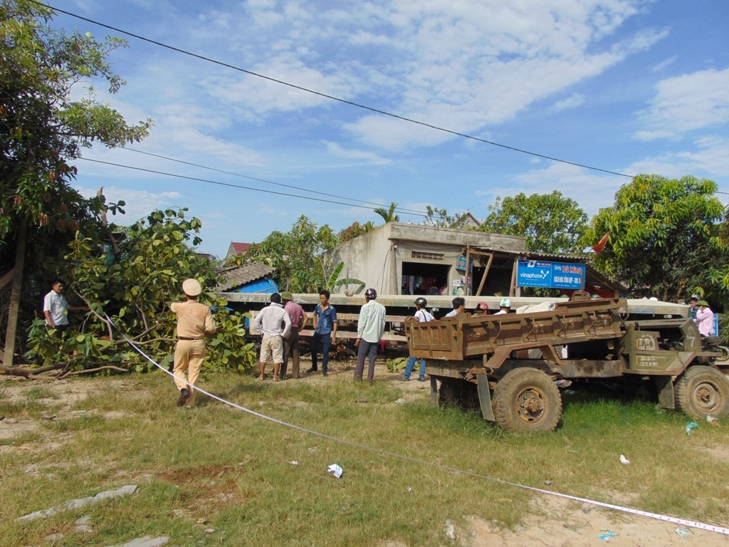 Hiện trường vụ tai nạn