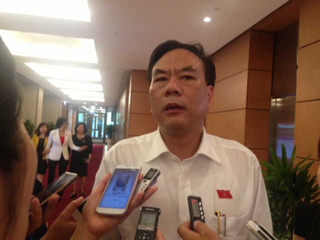 Đại biểu Bùi Đức Thụ, Ủy viên Thường trực Ủy ban Tài chính - Ngân sách của Quốc hội (ảnh: NH).