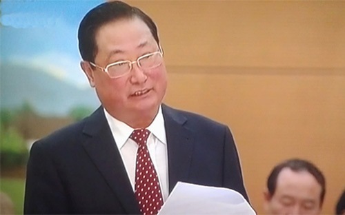 “Không để đồng bào nói Chính phủ cho ăn bánh vẽ” - 1 Bộ trưởng - Chủ nhiệm Ủy ban Dân tộc Giàng Seo Phử tại phiên chất vấn chiều 13/3.
