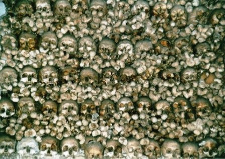 Nhà thờ được làm hoàn toàn bằng… xương người