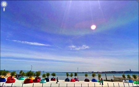 Khung cảnh trên bãi biển