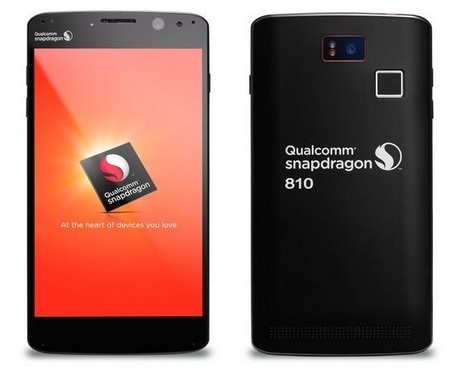 Qualcomm trình làng smartphone, tablet dùng chip siêu “khủng” - 1 Smartphone mẫu sử dụng chip Snapdragon 810 được trang bị cấu hình cực “khủng”