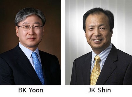CEO Samsung có nguy cơ bị sa thải vì doanh số Galaxy S5 gây thất vọng - 2 J.K. Shin nhiều khả năng sẽ “mất ghế” vào tay người đồng nhiệm B.K. Yoon